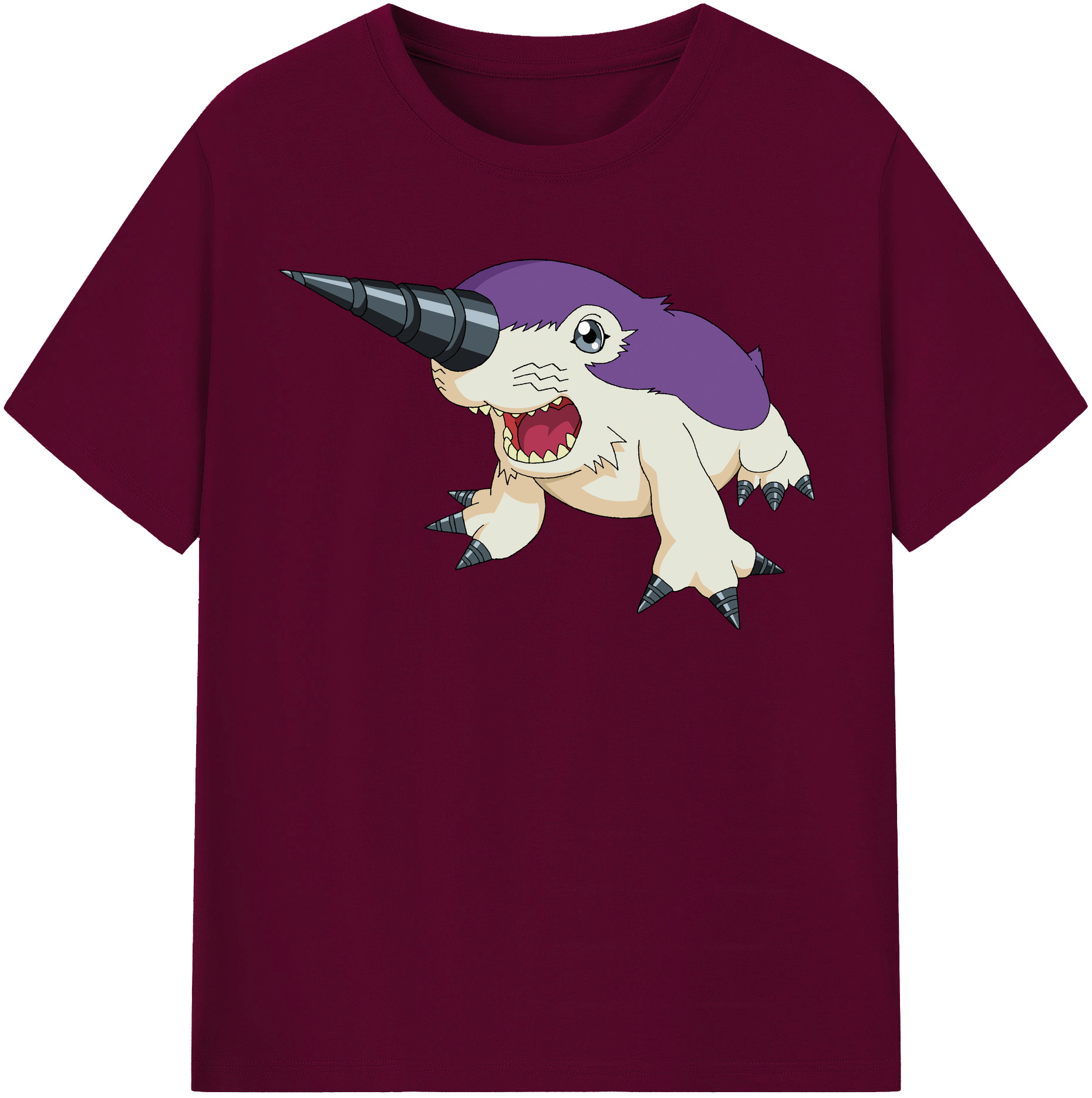 （画像用） Digimon デジタルモンスター/デジモン レディースカジュアルプリントTシャツ（綿100％）